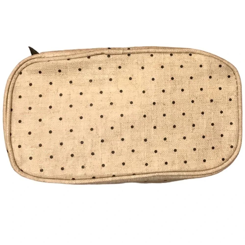 Kate Spade Out To Lunch Tote Cream Black Polka Dot